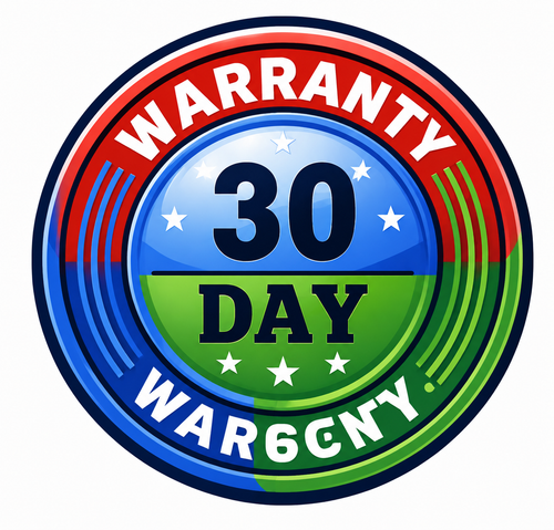 30 Day Warranty